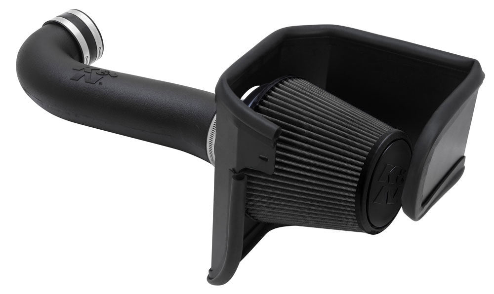 K And N Engineering Air Induction System - Reusable Dry Filter - Plastic - Black - Mopar Gen III Hemi - Dodge Charger
