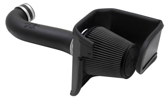 K And N Engineering Air Induction System - Reusable Dry Filter - Plastic - Black - Mopar Gen III Hemi - Dodge Charger