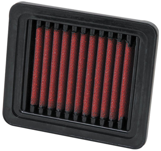 K And N Engineering Air Filter Element - Panel - 5.188 x 4.438 in - 0.625 in Tall - Reusable Cotton - Red - Briggs and