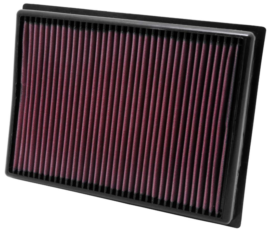 K And N Engineering Air Filter Element - Panel - 12.5 x 9.188 in - 1.75 in Tall - Reusable Cotton - Toyota 2010-14 -