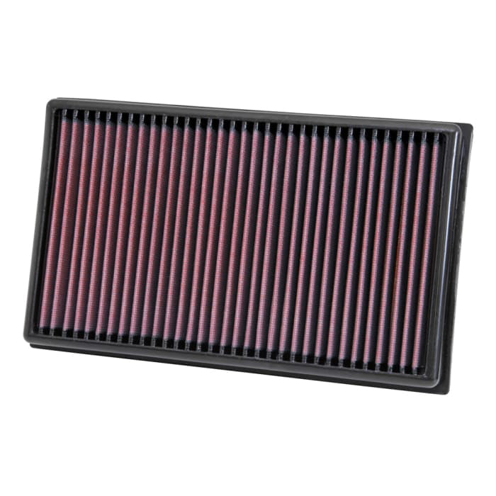 K And N Engineering Air Filter Element - Panel - 11.563 x 7 in - 1.25 in Tall - Reusable Cotton - Red - Various
