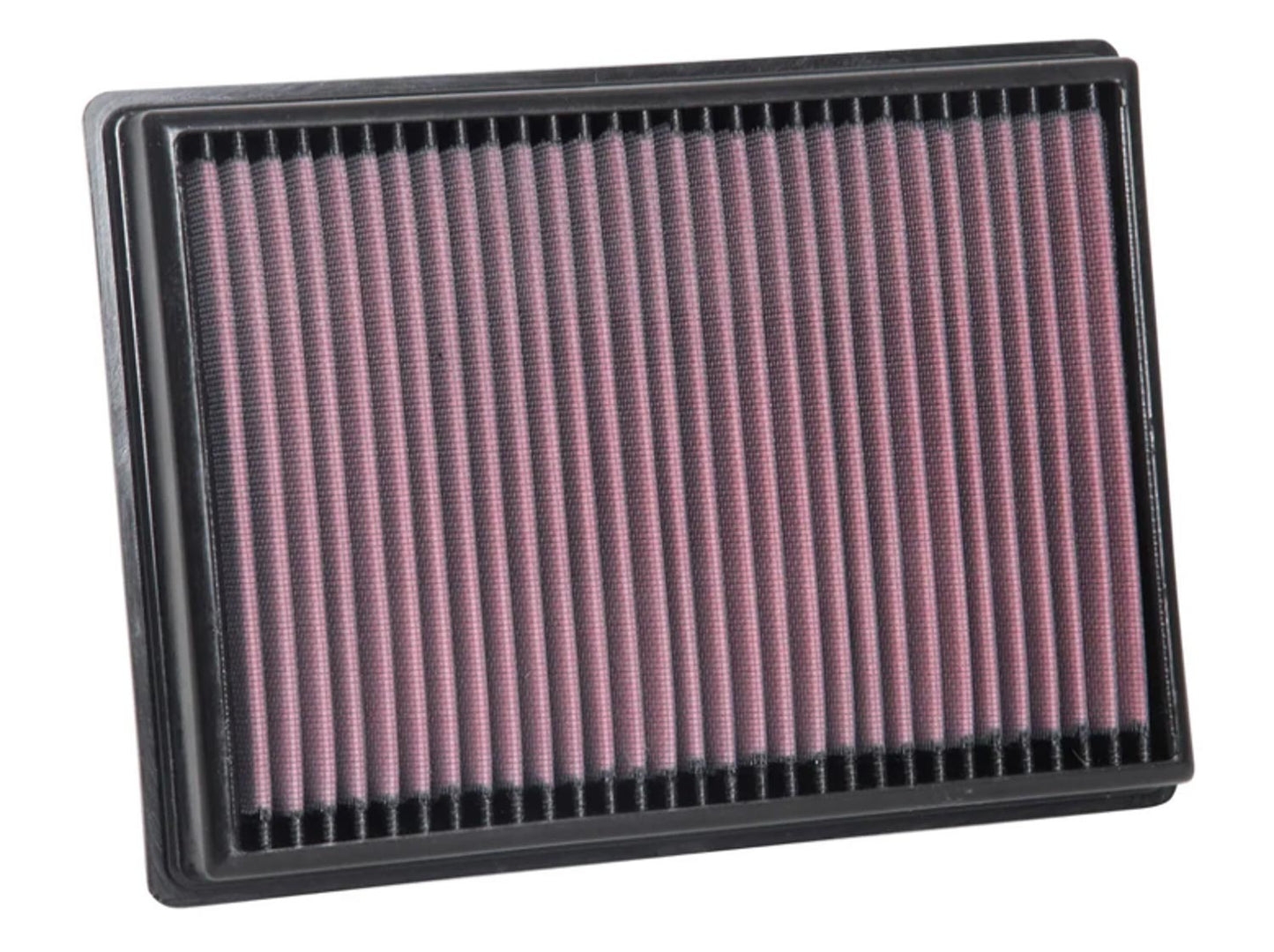 K And N Engineering Air Filter Element - Panel - 10.563 x 8.063 in - 1.625 in Tall - Reusable Cotton - Red - Ford