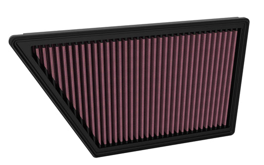 K And N Engineering Air Filter Element - Panel - 13.063 x 7.75 in - 1.5 in Tall - Reusable Cotton - Red - Ford Midsize