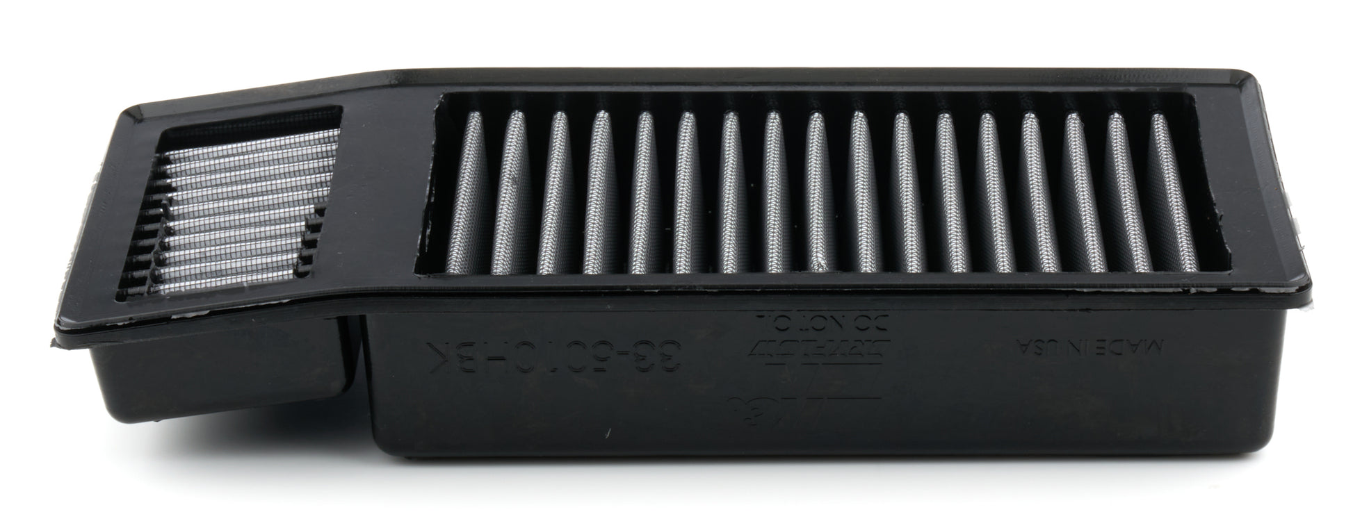 K And N Engineering Air Filter Element - Dryflow - Panel - 14 x 6.75 in - 2.375 in Tall - Cotton / Synthetic - Black -