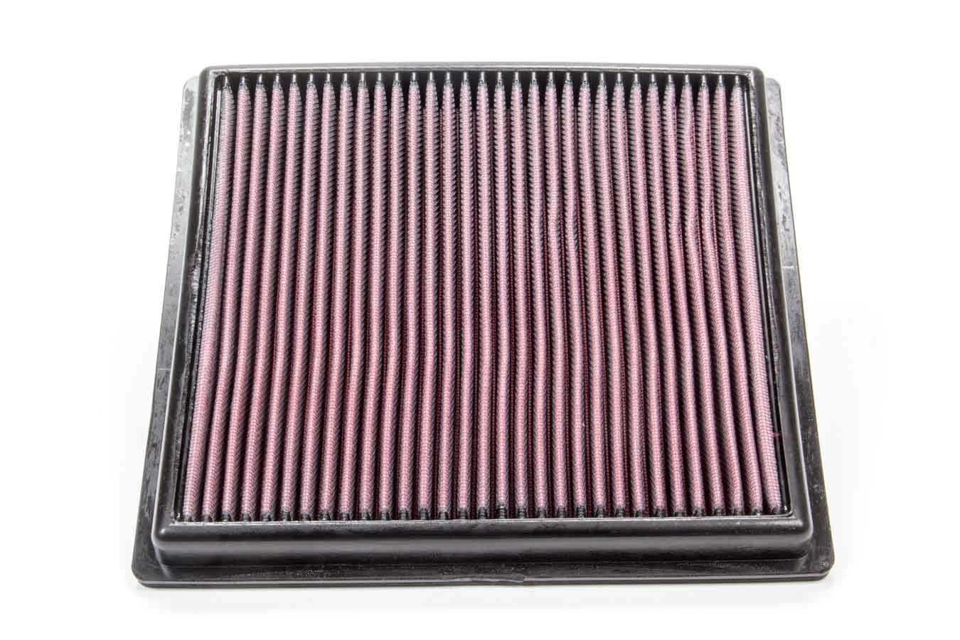 K And N Engineering Air Filter Element - Panel - 10.75 x 10 in - 1.063 in Tall - Reusable Cotton - Red - GM Midsize