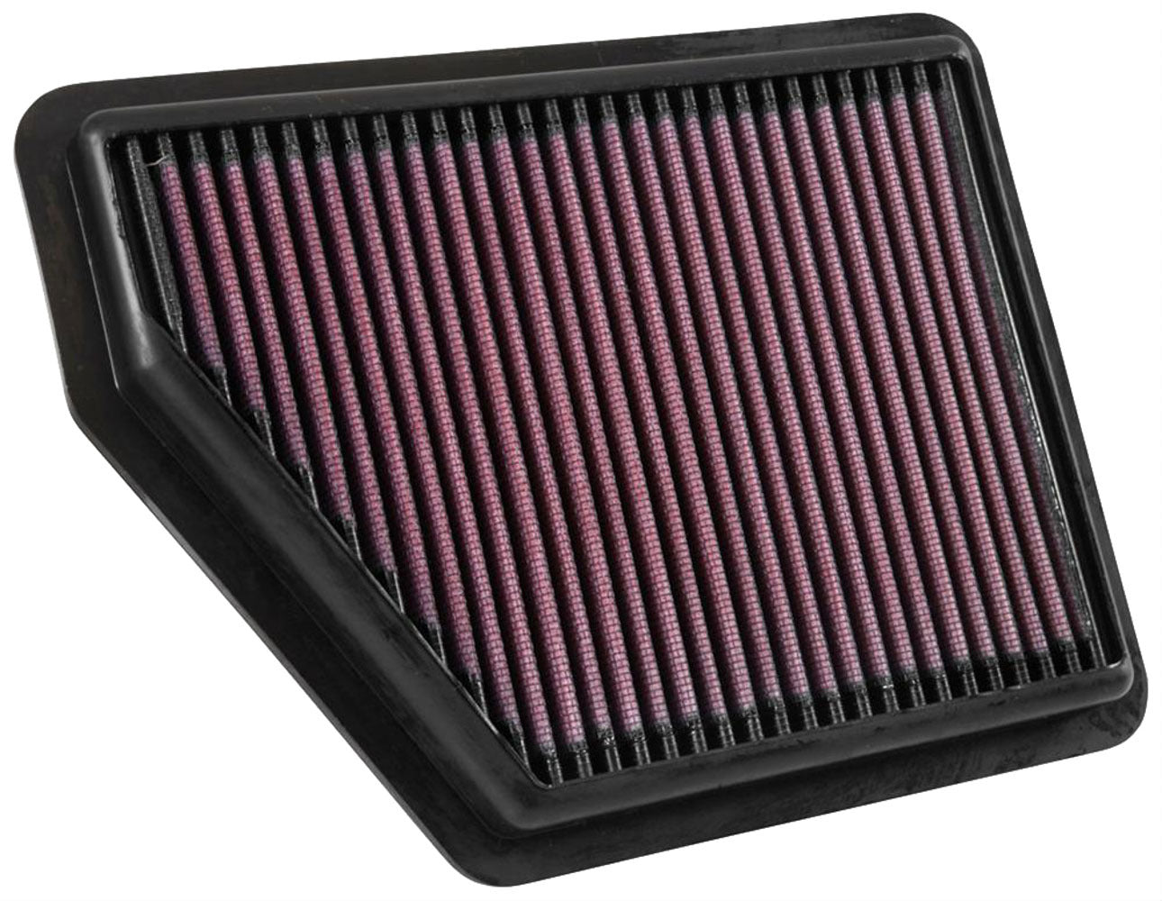 K And N Engineering Air Filter Element - Panel - 9.281 x 7.219 in - 1.063 in Tall - Reusable Cotton - Red - Honda