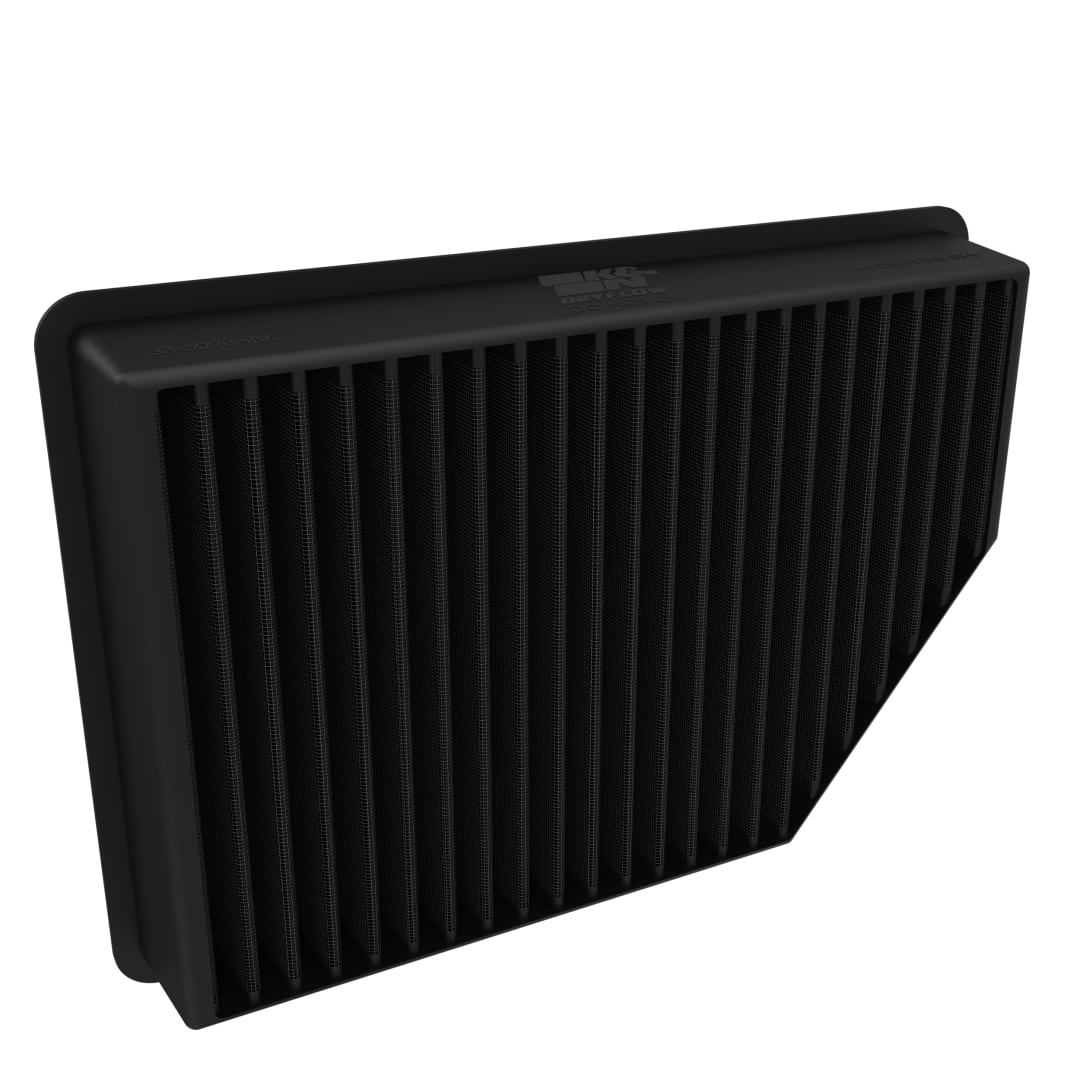 K And N Engineering Air Filter Element - Dryflow - Panel - 9.438 x 13.625 in - 2.25 in Tall - Cotton / Synthetic -