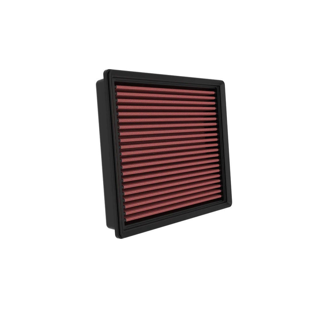 K And N Engineering Air Filter Element - Panel - 9.563 x 8.188 in - 1.625 in Tall - Reusable Cotton - Red - Toyota