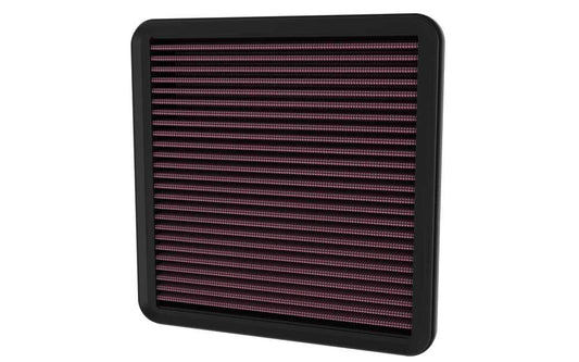 K And N Engineering Air Filter Element - Panel - 8.875 x 8.875 in - 1.5 in Tall - Reusable Cotton - Red - Hyundai