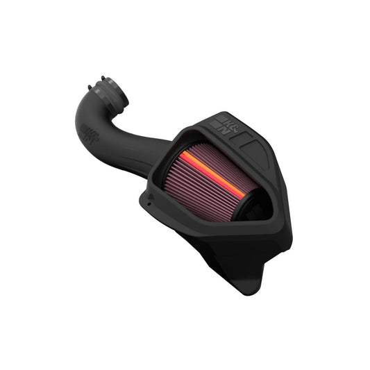 K And N Engineering Air Induction System - 50 Series GEN3 - Reusable Oiled Filter - Plastic - Black - Mopar Gen III