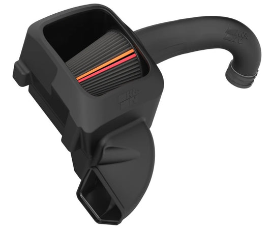 K And N Engineering Air Induction System - 50 Series GEN3 - Reusable Dry Filter - Plastic - Black - Mopar Gen III Hemi