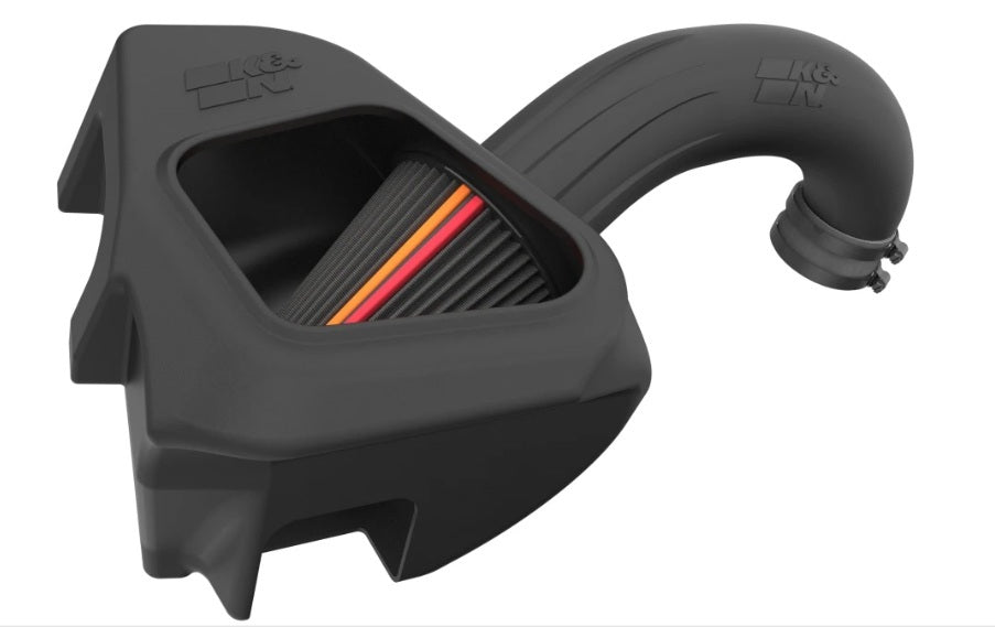 K And N Engineering Air Induction System - 50 Series GEN3 - Reusable Dry Filter - Plastic - Black - Mopar GEN III Hemi