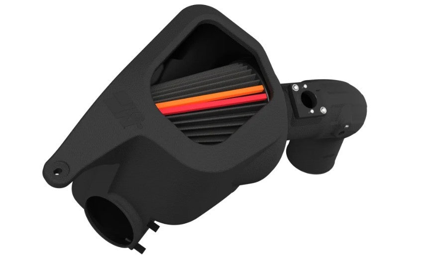 K And N Engineering Air Induction System - 50 Series GEN3 - Reusable Dry Filter - Plastic - Black - Dodge Cummins -