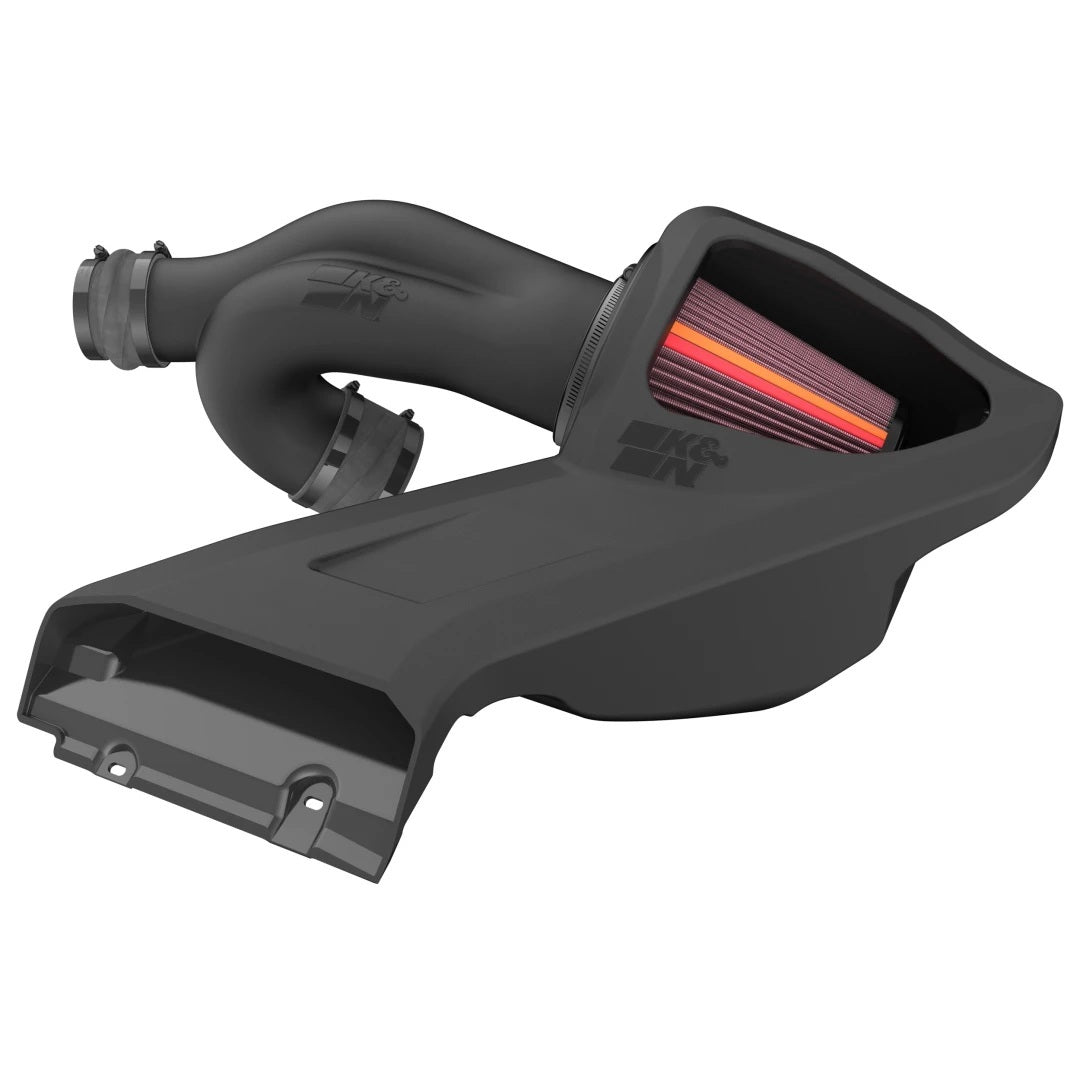 K And N Engineering Air Induction System - 50 Series GEN3 - Reusable Oiled Filter - Plastic - Black - Ford EcoBoost V6