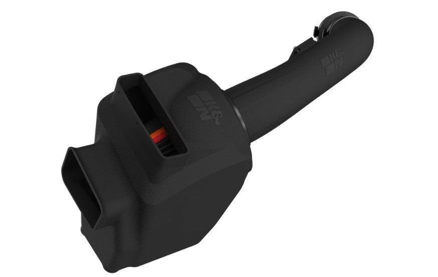 K And N Engineering Air Induction System - 50 Series GEN3 - Reusable Dry Filter - Plastic - Black - GM Duramax - GM