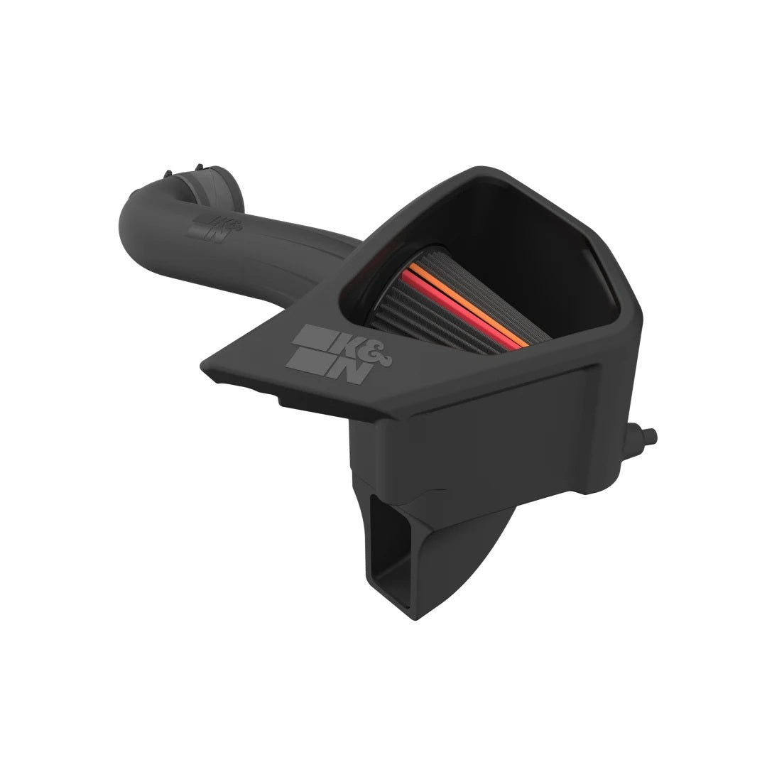 K And N Engineering Air Induction System - 50 Series GEN3 - Reusable Dry Filter - Plastic - Black - GM LS-Series - GM
