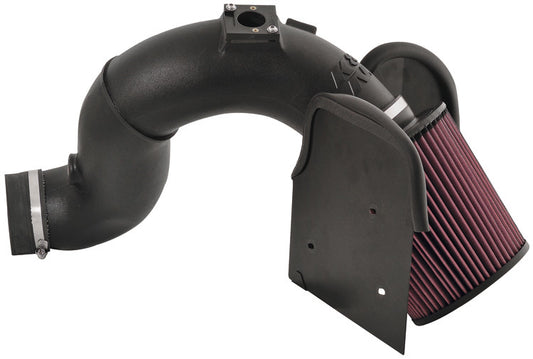 K And N Engineering Air Induction System - 57 Series FIPK - Reusable Oiled Filter - Plastic - Black - Dodge Ram