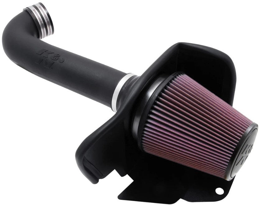 K And N Engineering Air Induction System - 57 Series FIPK - Reusable Oiled Filter - Plastic - Black - Jeep Grand
