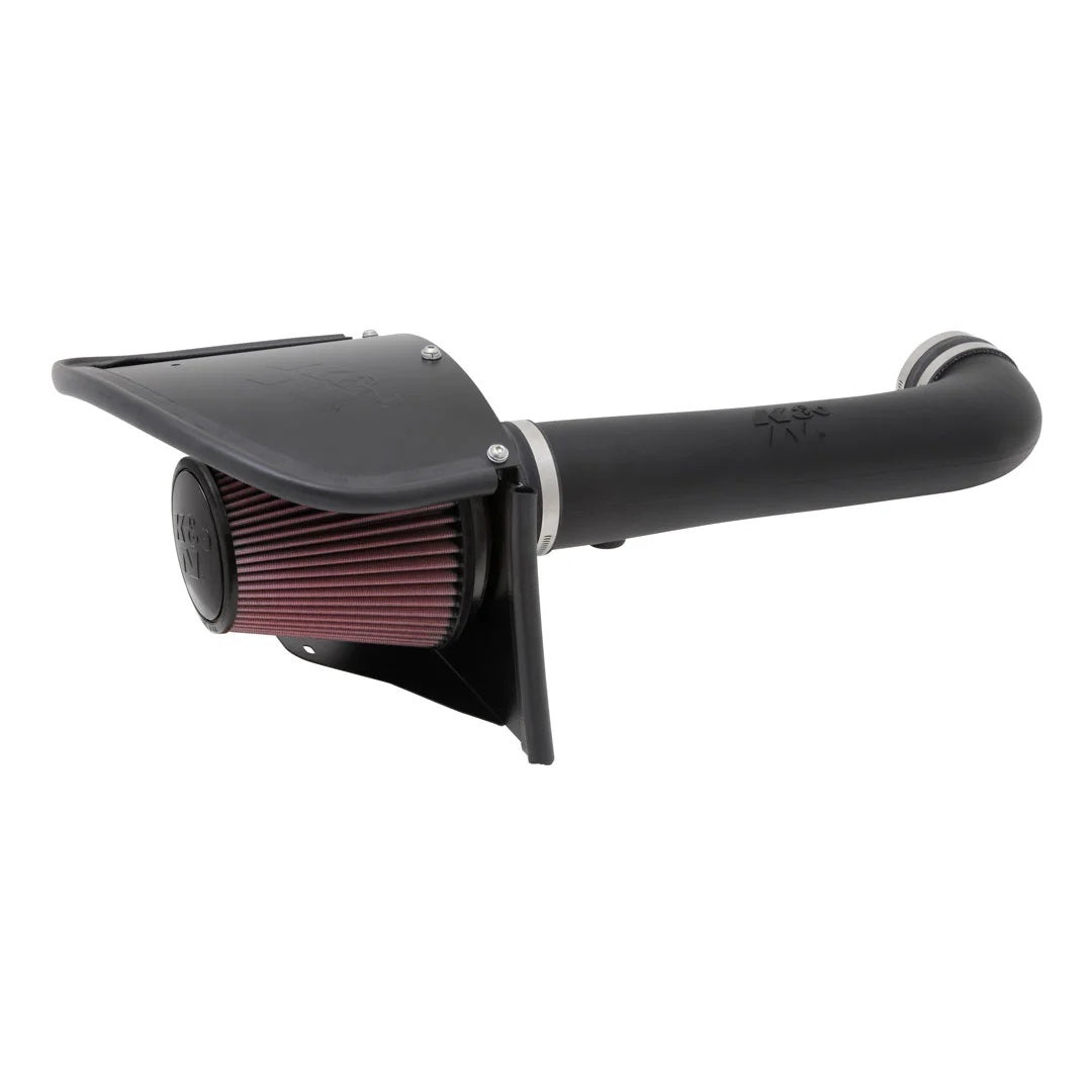 K And N Engineering Air Induction System - 57 Series FIPK - Reusable Oiled Filter - Plastic - Black - Jeep Wrangler JK