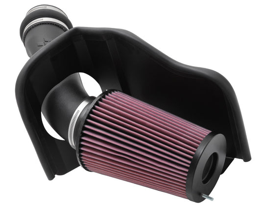 K And N Engineering Air Induction System - 57 Series FIPK - Reusable Oiled Filter - Plastic - Black - Ford Fullsize