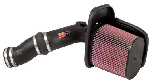 K And N Engineering Air Induction System - 57 Series FIPK - Reusable Oiled Filter - Plastic - Black - Ford Fullsize