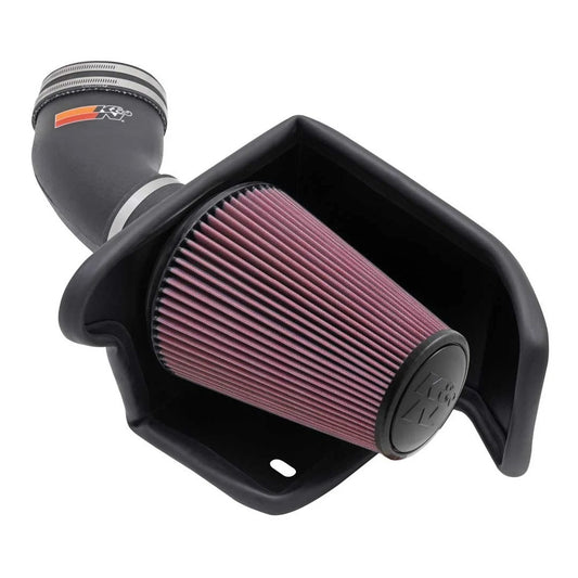 K And N Engineering Air Induction System - 57 Series FIPK - Reusable Oiled Filter - Plastic - Black - Ford Fullsize