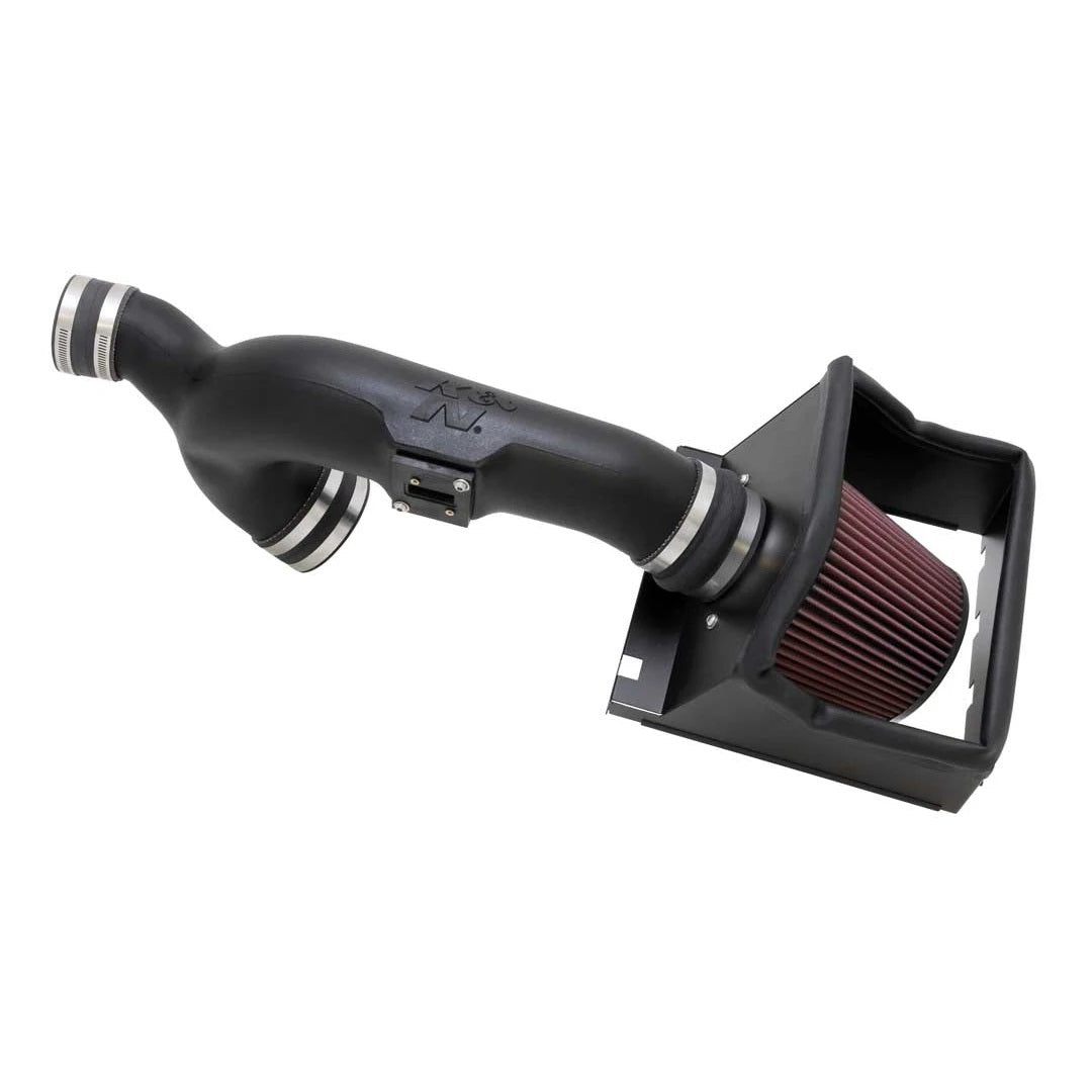 K And N Engineering Air Induction System - 57 Series FIPK - Reusable Oiled Filter - Plastic - Black - Ford EcoBoost V6