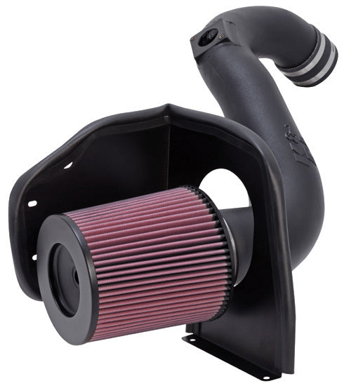 K And N Engineering Air Induction System - 57 Series FIPK - Reusable Oiled Filter - Plastic - Black - GM Fullsize