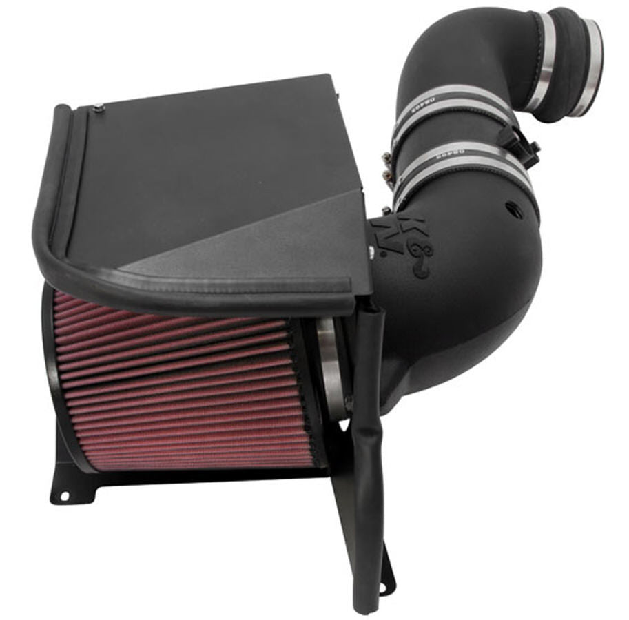 K And N Engineering Air Induction System - 57 Series FIPK - Reusable Oiled Filter - Plastic - Black - GM Fullsize
