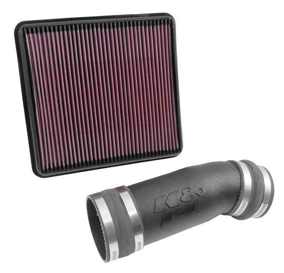 K And N Engineering Air Induction System - 57 Series FIPK - Reusable Oiled Filter - Plastic - Black - Toyota Fullsize