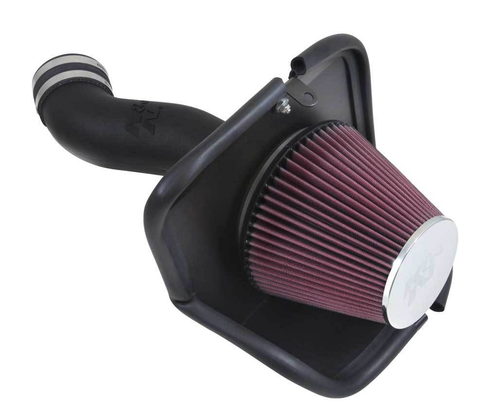 K And N Engineering Air Induction System - 63 Series AirCharger - Reusable Oiled Filter - Plastic - Black - Jeep
