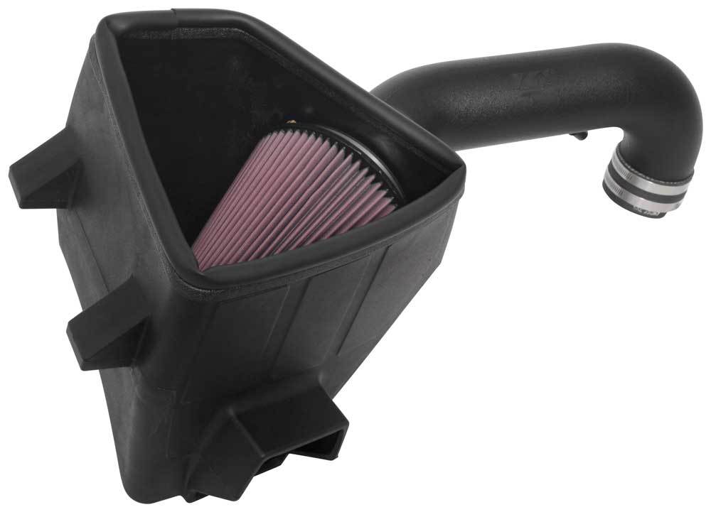 K And N Engineering Air Induction System - 63 Series AirCharger - Reusable Oiled Filter - Plastic - Black - 5.7 L -