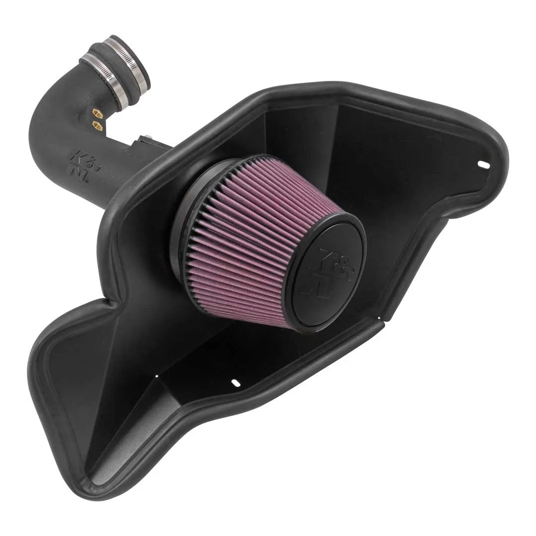 K And N Engineering Air Induction System - 63 Series AirCharger - Reusable Oiled Filter - Plastic - Black - Ford