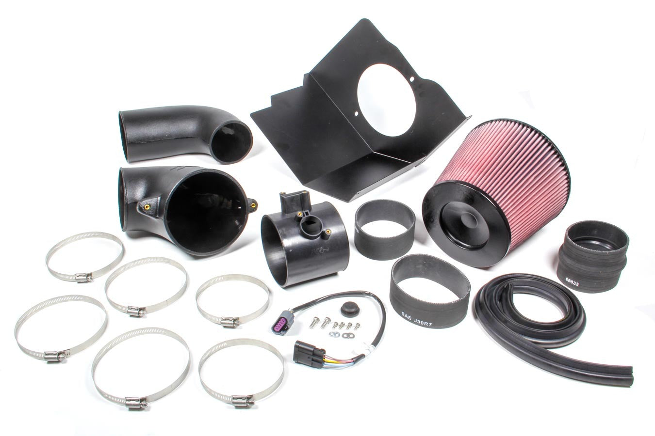 K And N Engineering Air Induction System - 63 Series AirCharger - Reusable Oiled Filter - Plastic - Black - GM Duramax