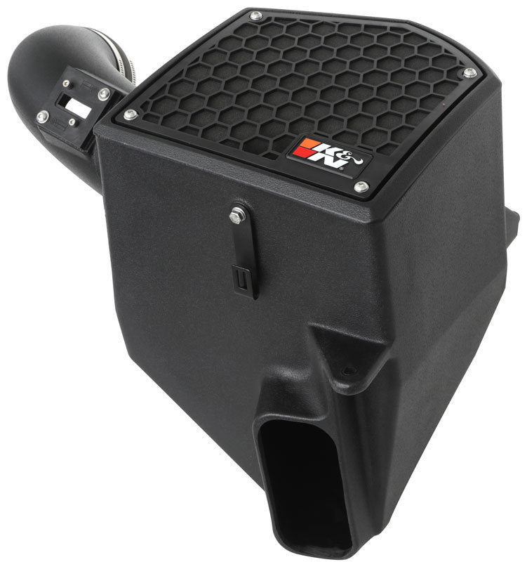 K And N Engineering Air Induction System - 63 Series AirCharger - Reusable Oiled Filter - Plastic - Black - Duramax I6