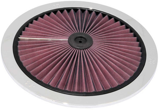 K And N Engineering Air Cleaner Lid - X-Stream Top - 14 in Round - Aluminum - Polished - Each