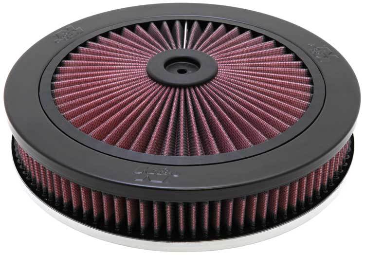 K And N Engineering Air Cleaner Assembly - X-Stream Top - 11 in Round - 2.1875 in Element - 5-1/8 in Carb Flange -