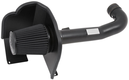 K And N Engineering Air Induction System - 71 Series - Reusable Oiled Filter - Aluminum - Black Powder Coat - GM GenV