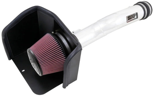 K And N Engineering Air Induction System - 77 Series - Reusable Oiled Filter - Aluminum - Polished - Toyota Tacoma