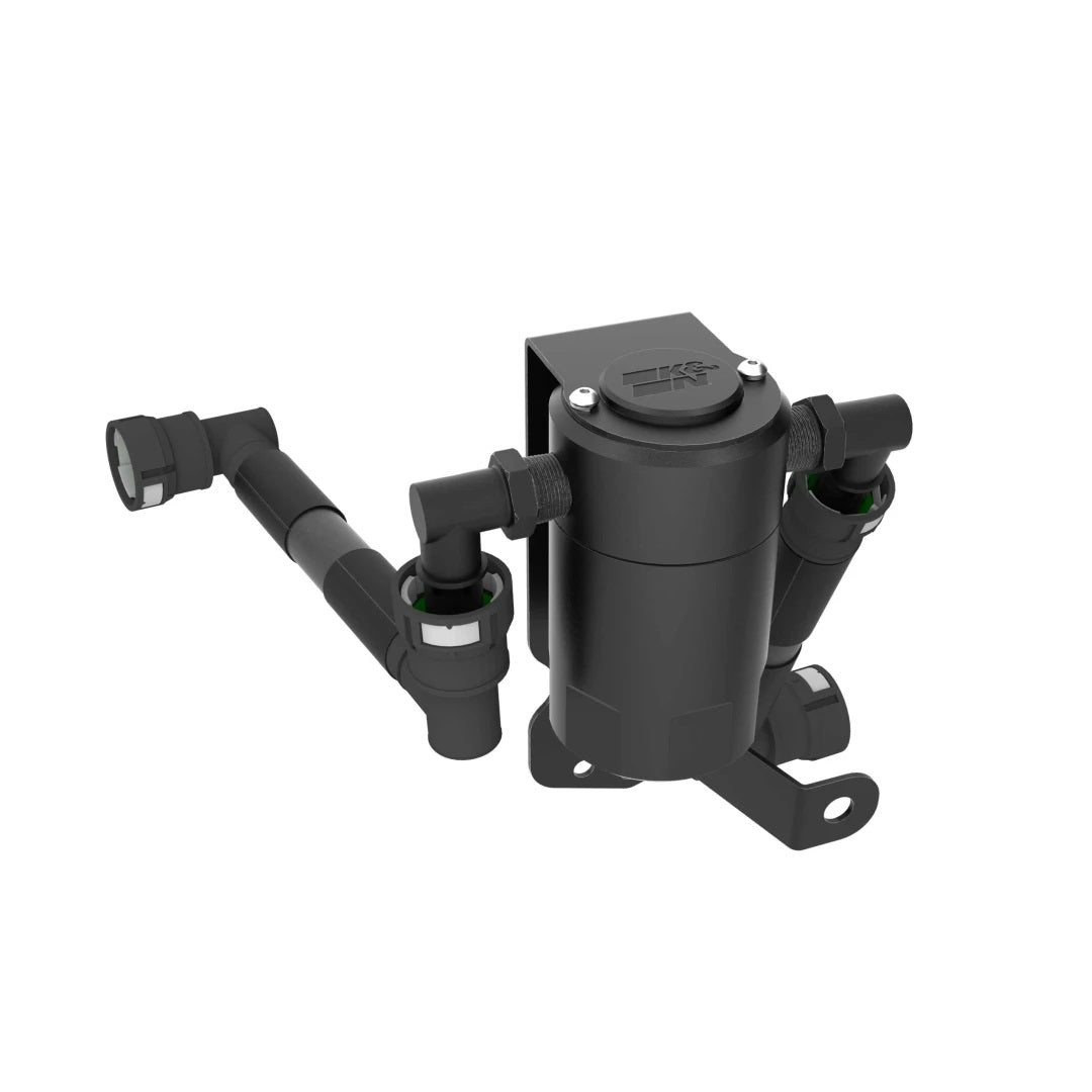 K And N Engineering Air-Oil Separator - Plastic - Black - Dodge Challenger / Charger 2021-23 - Kit