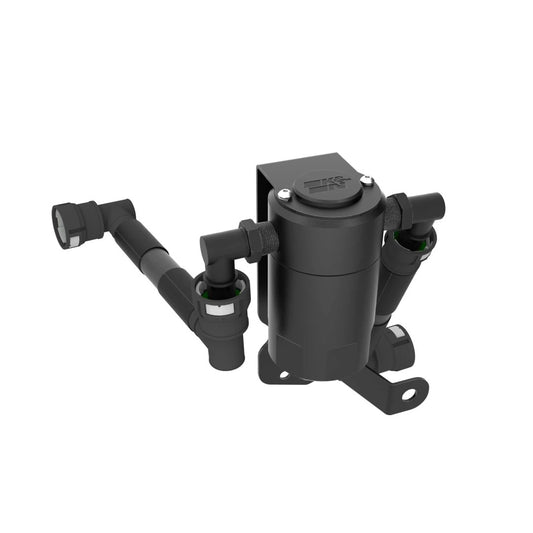 K And N Engineering Air-Oil Separator - Plastic - Black - Dodge Challenger / Charger 2021-23 - Kit