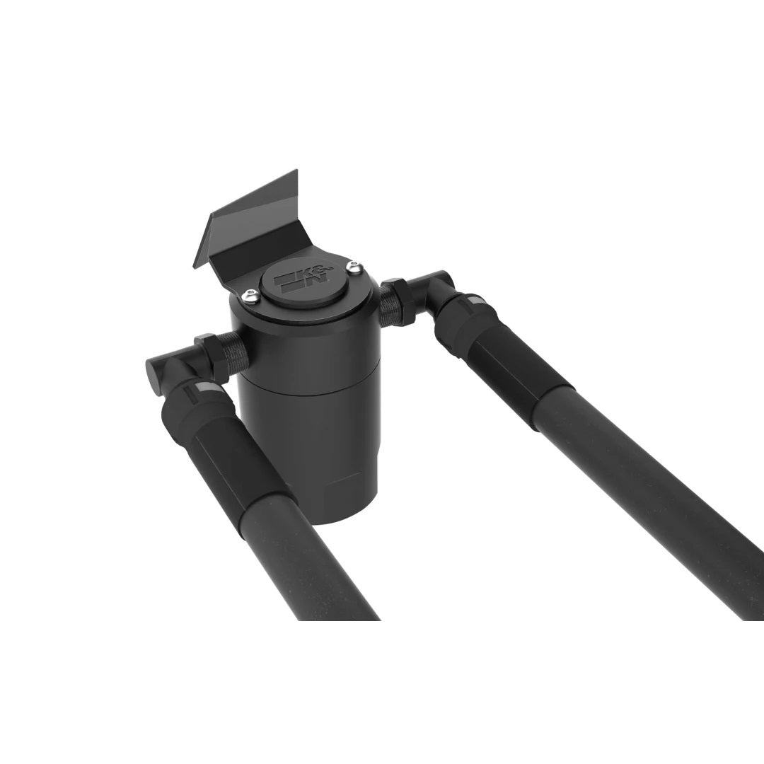 K And N Engineering Air-Oil Separator - Plastic - Black - Ford EcoBoost V6 - Ford Midsize SUV 2021-24 - Kit