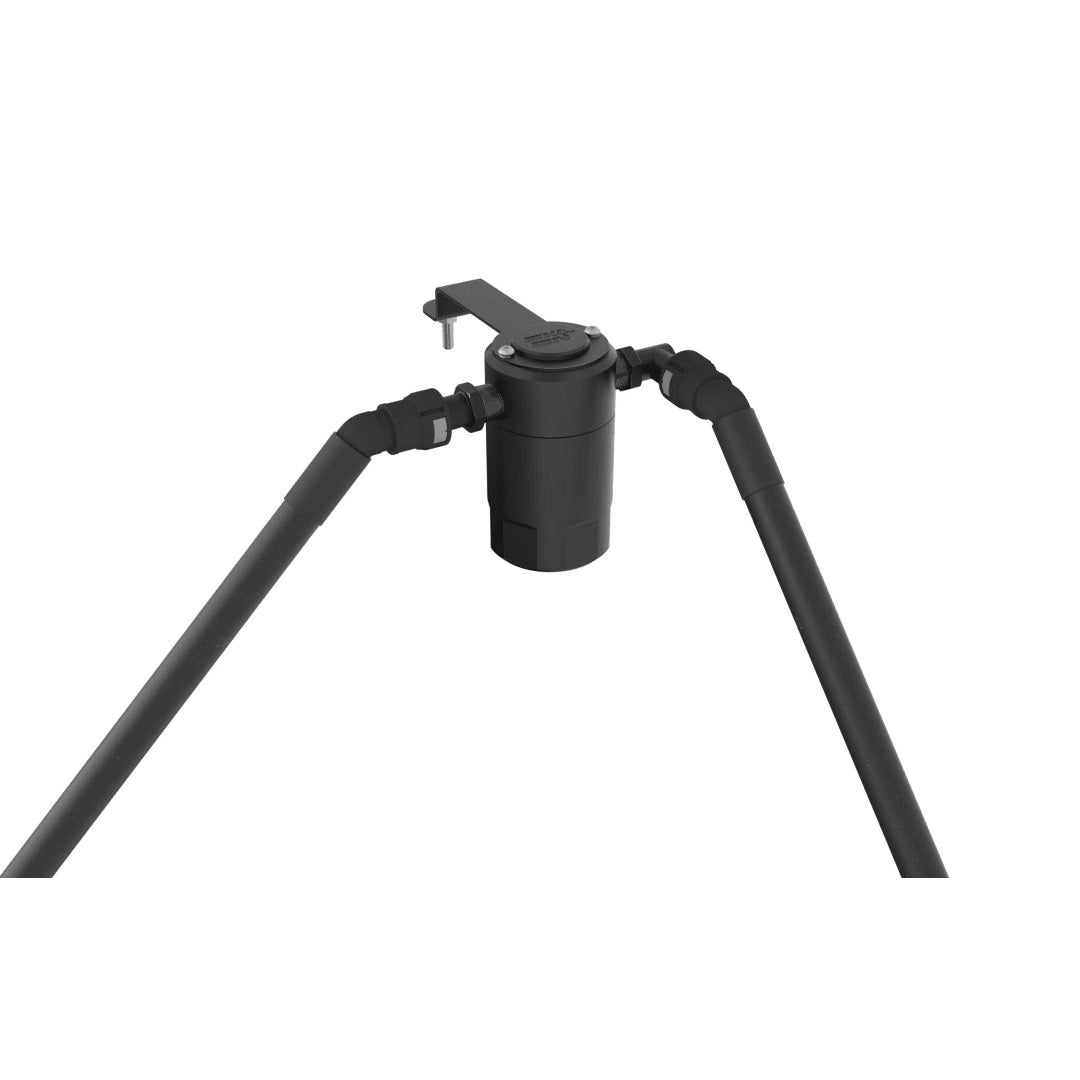 K And N Engineering Air-Oil Separator - Plastic - Black - Jeep Gladiator 2020-24 / Jeep Wrangler JL 2018-24 - Kit
