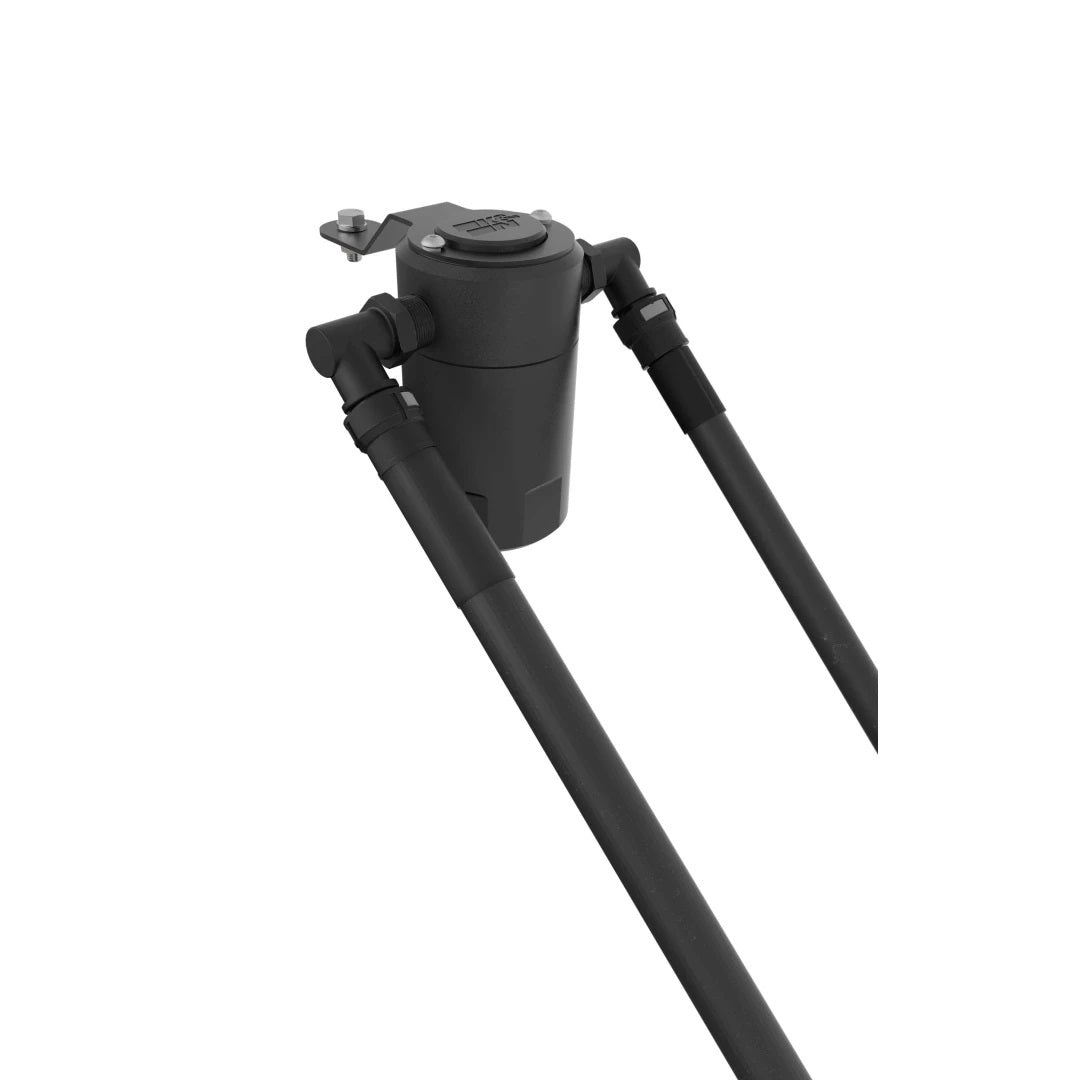 K And N Engineering Air-Oil Separator - Plastic - Black - Ford EcoBoost 4-Cylinder - Ford Mustang 2015-23 - Kit