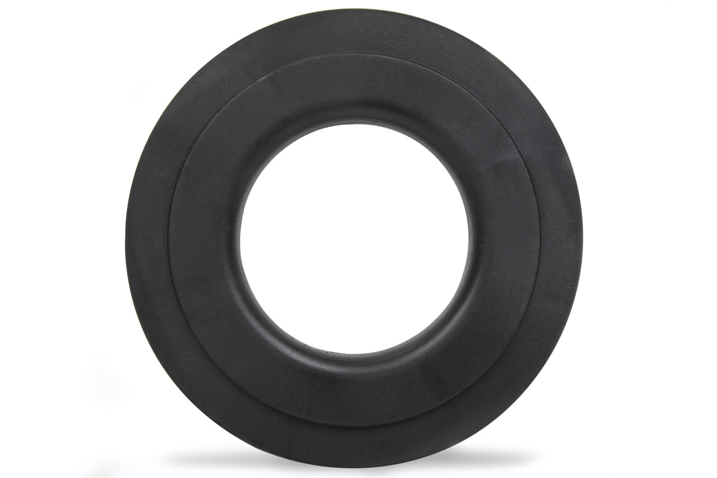 K And N Engineering Air Cleaner Base - 14 in Round - 7-5/16 in Carb Flange - Raised Base - Plastic - Black - Each