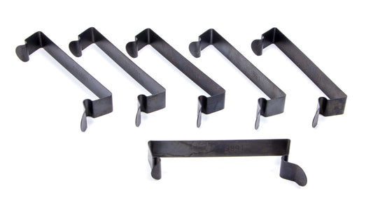 K And N Engineering Air Filter Spring Clips - Steel - Black Paint - 4 in Sprint Box - Set of 6