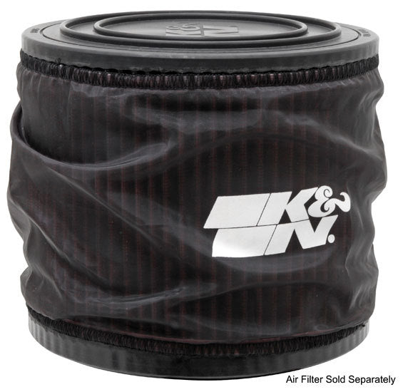 K And N Engineering Air Filter Wrap - Dry Charger - Reusable - 5.25 in OD - 6.25 in Tall - Silicone Treated -