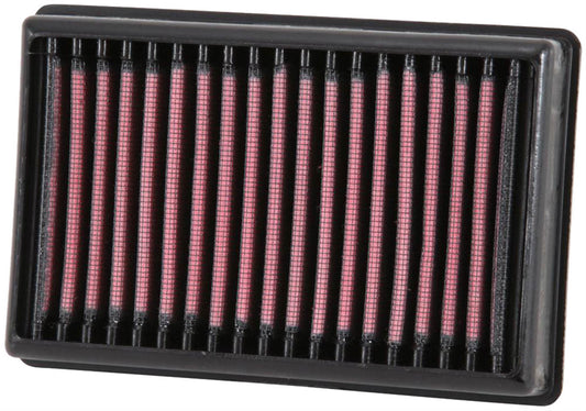 K And N Engineering Air Filter Element - Panel - 6.750 x 4.500 in - 1.500 in Tall - Reusable Cotton - Red - BMW