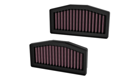 K And N Engineering Air Filter Element - Panel - 6.344 x 3.25 in - 1.125 in Tall - Reusable Cotton - Red - BMW R1300GS