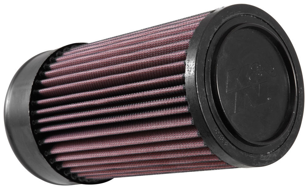 K And N Engineering Air Filter Element - Round - 5.125 in Diameter - 9.688 in Tall - Reusable Cotton - Red - Can-Am
